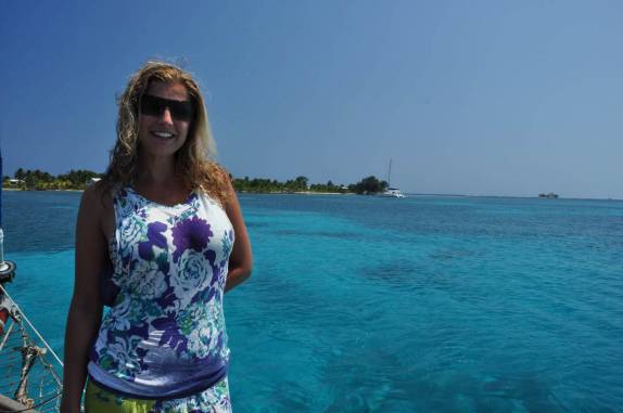 Dias lindos a bordo de nosso veleiro na grande barreira de corais, em Belize